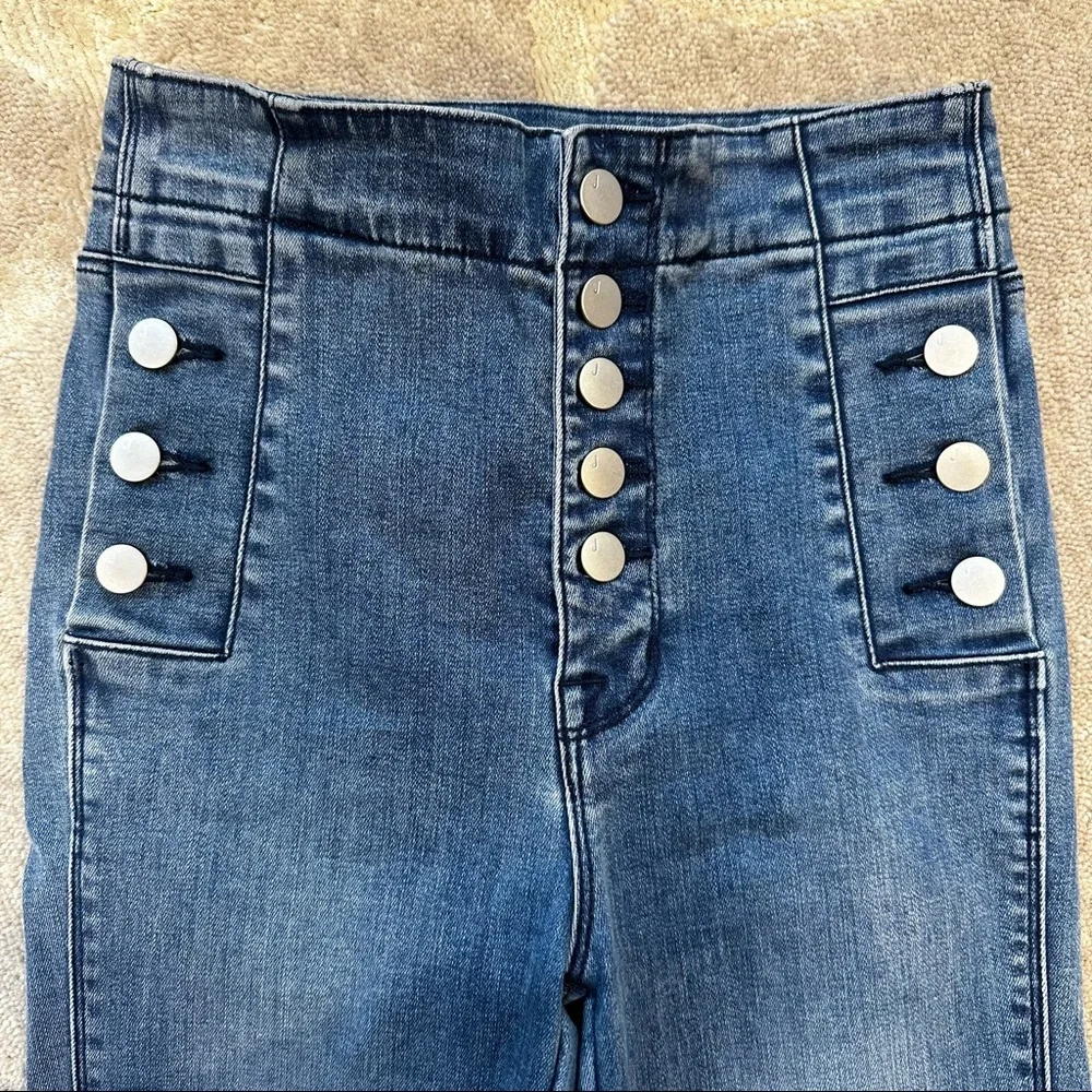 J Brand Natasha Sky Cropped Jeans - Picture 2 of 8